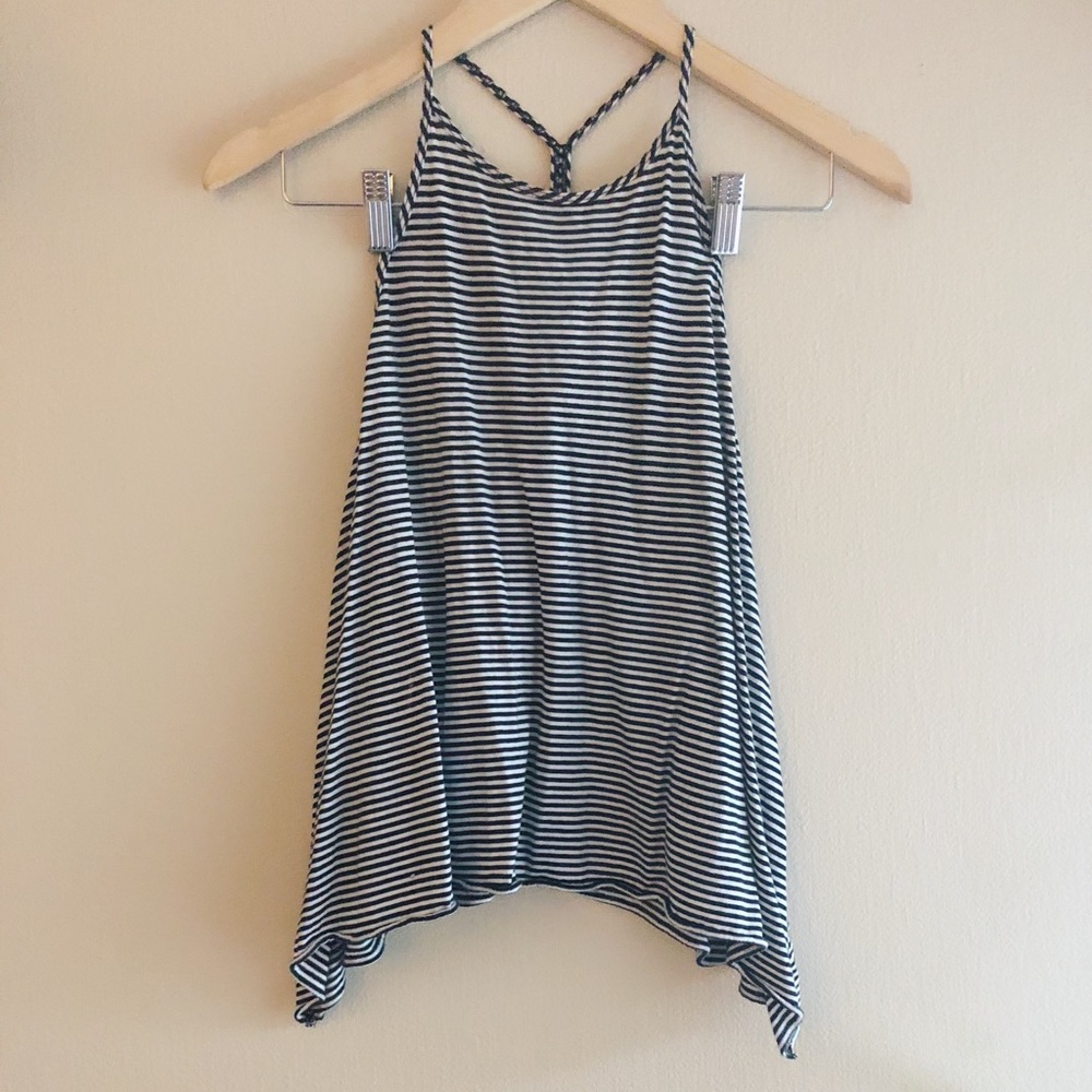 Hollister High Neck T-Back Tank Top Size:M